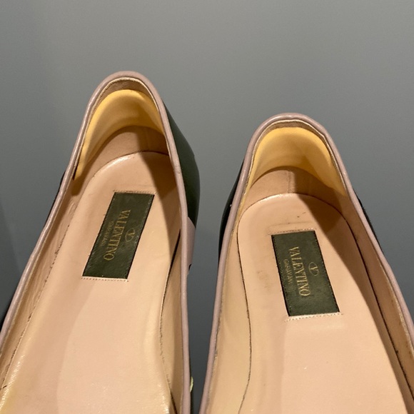 Valentino Garavani neon camouflage studded flats size 36 inspect photos - Picture 14 of 17
